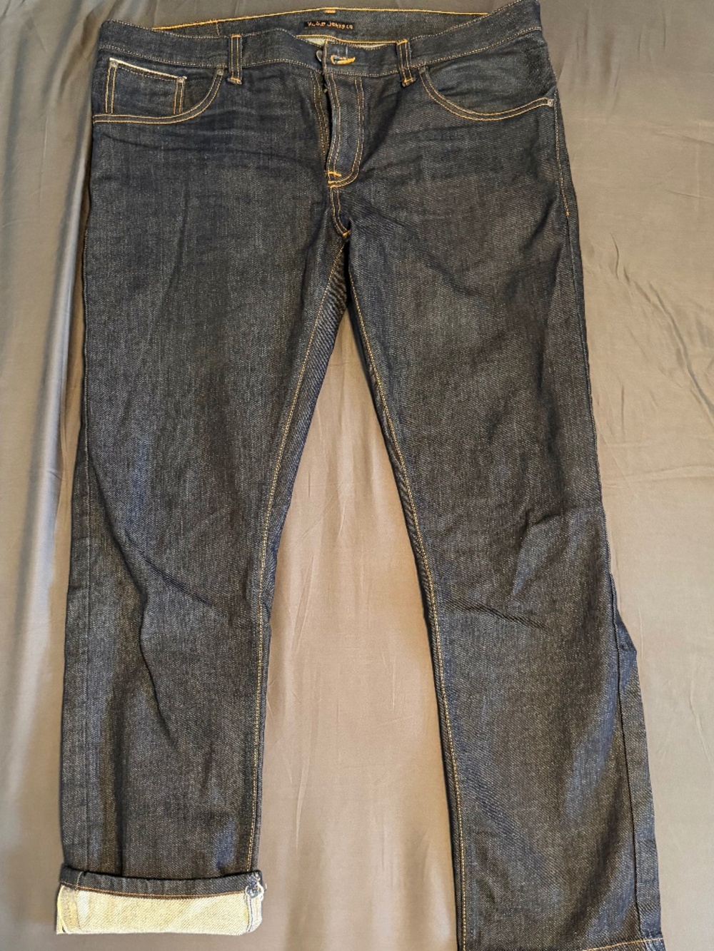 Nudie Grim Tim Dry Original Selvage 38 x 34